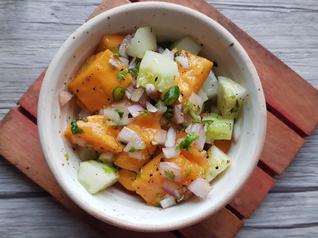 Mango Salsa Recipe | How To Make Mango Salsa