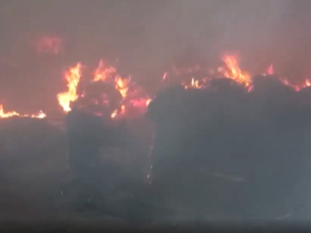 विशाखापत्तनम में एक गद्दे की फैक्ट्री में लगी भीषण आग, मौके पर पहुंचीं दमकल की गाड़ियां