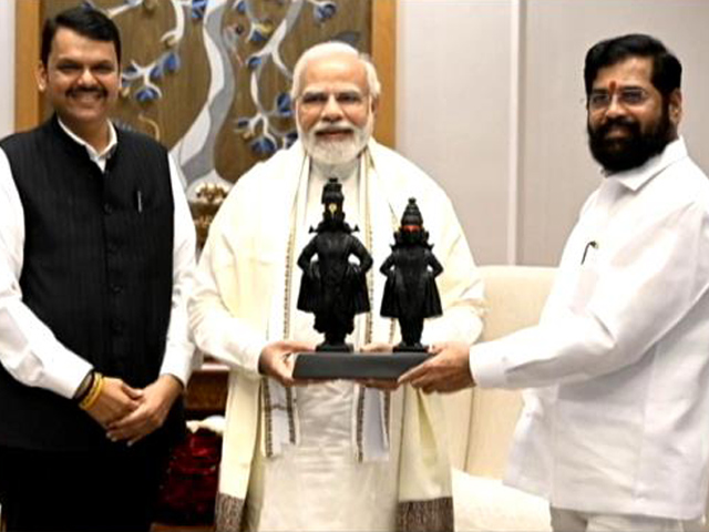 Eknath Shinde Meets PM Modi In Delhi, Seeks "Blessings" For Maharshtra