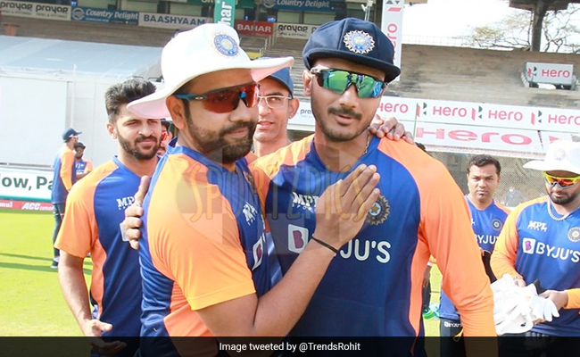 अक्षर पटेल की तूफानी पारी पर कप्तान रोहित गुजराती में बोले- 'बापू बढू सारू छे,’ स्पिनर का आया ऐसा जवाब