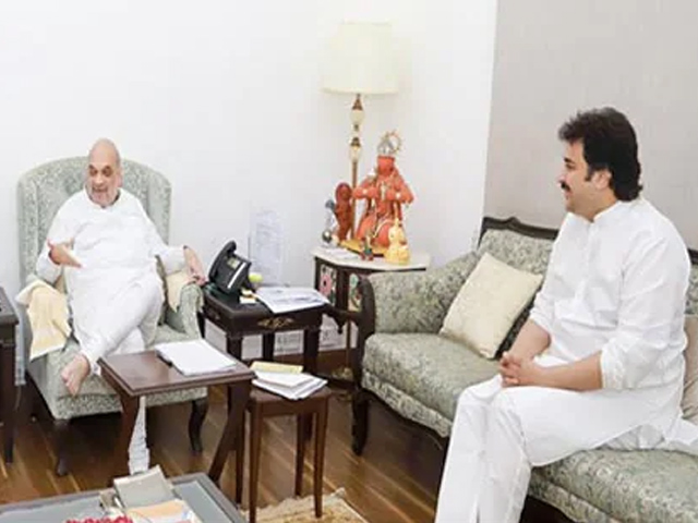 Expelled Congress MLA Kuldeep Bishnoi Meets Amit Shah, JP Nadda In Delhi