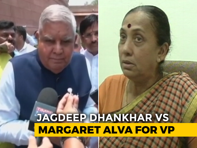 Jagdeep Dhankhar vs Margaret Alva For Vice Presidential Poll