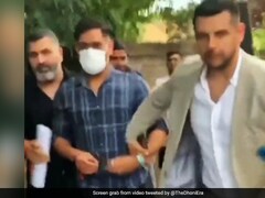 Watch: MS Dhoni Takes A Walk In England, Fans Cheer For Ex-India Captain