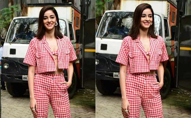 Ananya Panday Looks Better Than An Adorably Chic Picnic Basket In A Gingham Co-Ord Set