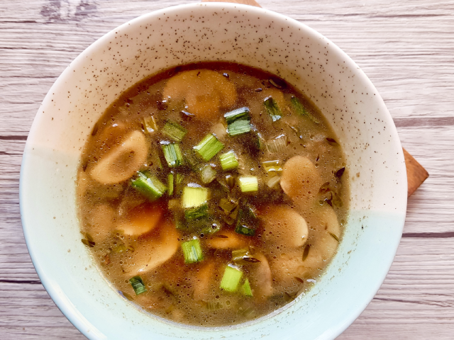 Clear Mushroom Soup Recipe | How To Make Clear Mushroom Soup