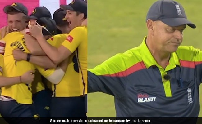 पहले मना जश्न, खूब हुई आतिशबाजी लेकिन अचानक अंपायर ने दिया 'गच्चा', एक पल में बदला माहौल- Video