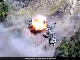 Video: Russian Tanks Go Up In Smoke After Ukraine Airstrikes Video: Russian Tanks Go Up In Smoke After Ukraine Airstrikes