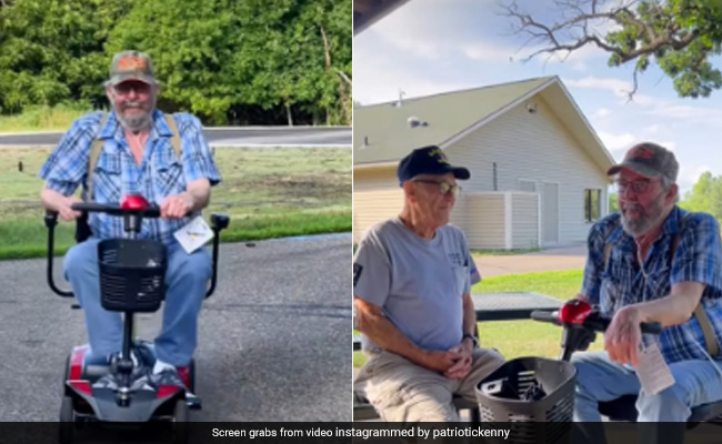 Watch: Former US Armyman's Reaction After Getting Scooter To Move Around Wins Internet