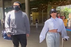 Couple Spotting: Malaika Arora And Arjun Kapoor At Airport Couple Spotting: Malaika Arora And Arjun Kapoor At Airport