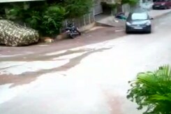 CCTV: Speeding Santro Driven By Learner Smashes Into Girl CCTV: Speeding Santro Driven By Learner Smashes Into Girl