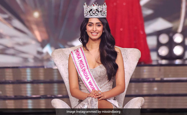 Sini Shetty Is Our Dazzling New Miss India 2022 With A Silver Gown Fitting The Part