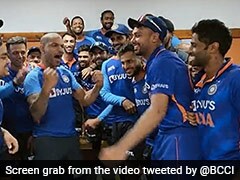 Watch: Dhawan Leads "Champions" India's Fun Celebration Post WI Series Win