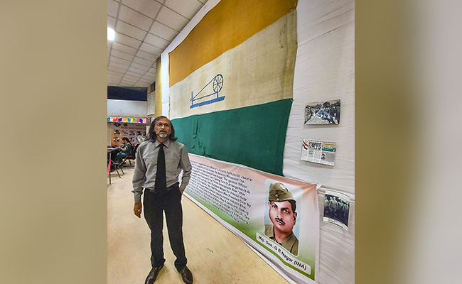 Khadi Tricolour Hoisted By Jawaharlal Nehru In 1946 Displayed In Pune