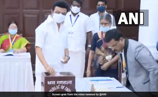 MK Stalin Discharged From Hospital After Covid, Votes In Presidential Polls