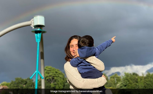 Kareena Kapoor, Son Jeh And A Picture-Perfect Rainbow. What's Not To Love?