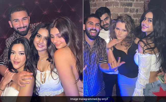 Nysa Devgan's White Crop Top, Star Patchwork Jeans Makes Every Weekend Super Lit