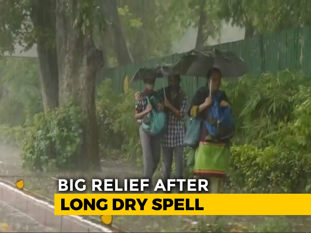 Rainfall Brings Mercury Down In Delhi