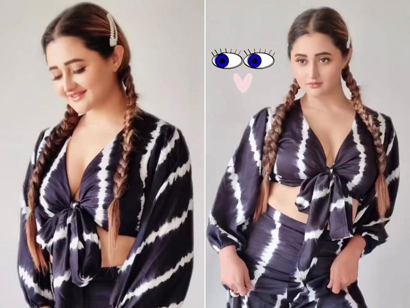 Rashami Desai Shares Some Goofy Pictures In A Not So "Basic" Co-Ord Set