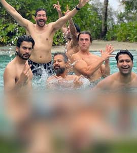 Vicky Kaushal Enjoys Pool Time With His Boys In The Maldives. See Pics