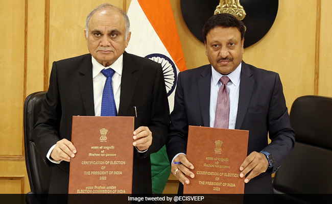 Election Commission Issues Certificate Of Election To President-Elect Droupadi Murmu