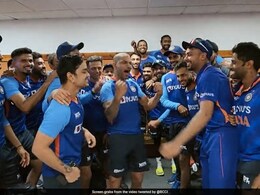 "Who Are We?" Asks Shikhar Dhawan In Post WI Series Win Celebration. "Champions," Replies Team India - Watch "Who Are We?" Asks Shikhar Dhawan In Post WI Series Win Celebration. "Champions," Replies Team India - Watch