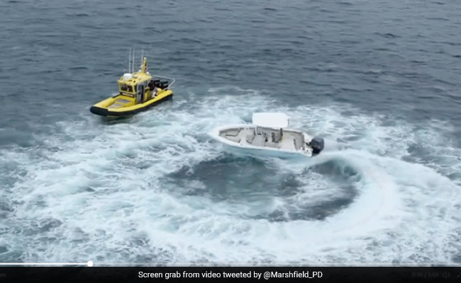 Viral Video: 2 People Rescued From Sea After Being Thrown From Boat In 'Circle of Death'