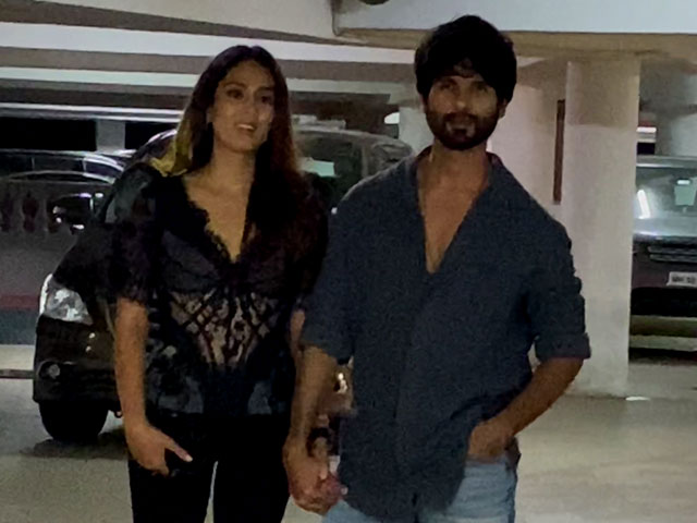 Shahid Kapoor And Mira Rajput Arrive At Russo Brothers Party