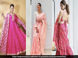 Making A Splash In Pink This Monsoon Are Gauahar Khan, Aamna Sharif And Hina Khan Making A Splash In Pink This Monsoon Are Gauahar Khan, Aamna Sharif And Hina Khan