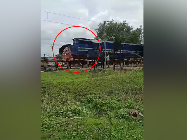 On Camera, Train Rams Truck At Railway Crossing In Karnataka