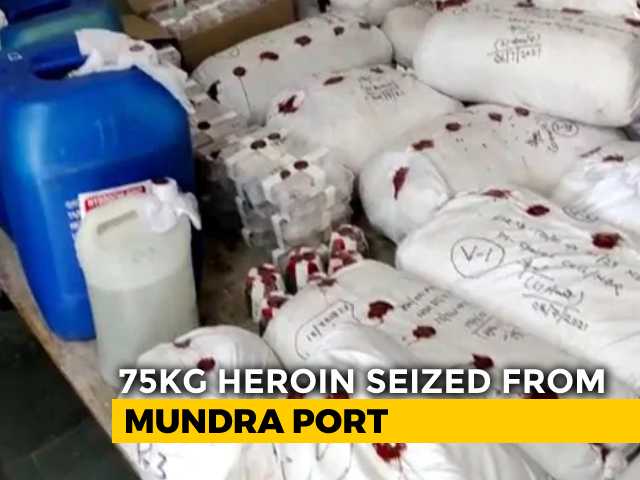 Heroin Worth 376 Crores, Hidden In Fabric Rolls, Seized Near Gujarat Port