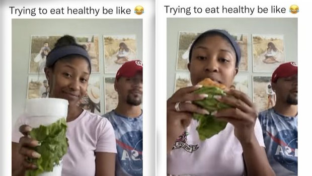 'Lettuce-Wrapped Burger': Funny Technique To Eat Junk Healthily Is Viral
