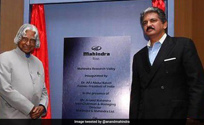 "Science With A Soul": Anand Mahindra's Tribute To Dr APJ Abdul Kalam