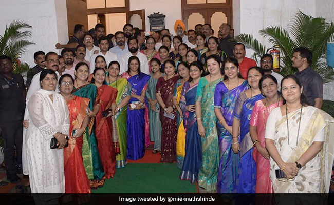 In 4 Photos, Eknath Shinde Flaunts Growing Support For "#RealShivSena"