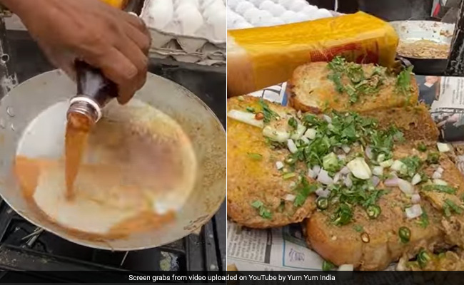 "This Is A Crime": Video Of Street Vendor Making Omelette With <i>Jeera Soda</i> And Oreo Leaves Internet Disgusted
