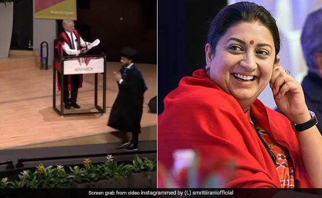 Smriti Irani Shares Video From Son's Graduation Ceremony, Says, "I'm Overwhelmed, Overjoyed..."