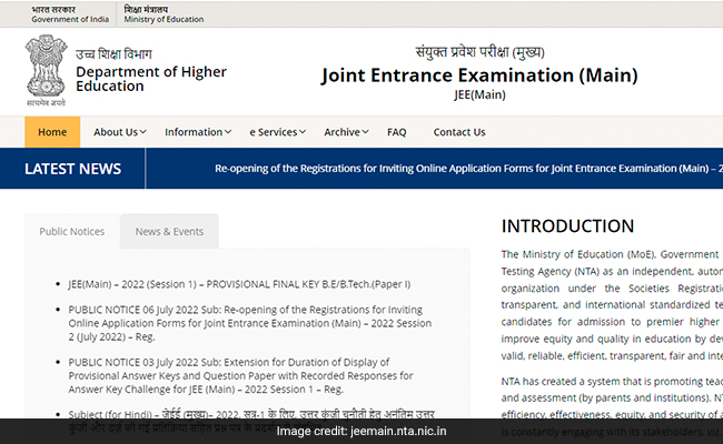 JEE Main Session 2 Admit Cards Released For Paper 1, Check Details