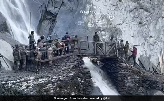 Watch: Army Restores 2 Key Amarnath Yatra Bridges In Record Time