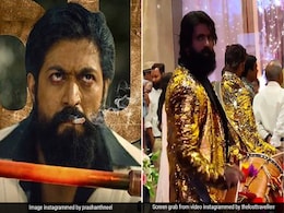 बारात में KGF के 'रॉकी भाई' बजाते दिखे ढोल, एक्टर यश के हमशक्ल को देख आप भी कहेंगे कौन असली और नकली ? बारात में KGF के 'रॉकी भाई' बजाते दिखे ढोल, एक्टर यश के हमशक्ल को देख आप भी कहेंगे कौन असली और नकली ?