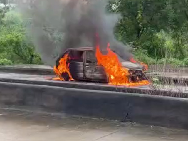 Nagpur Businessman Dies After Setting Car With Family Inside On Fire