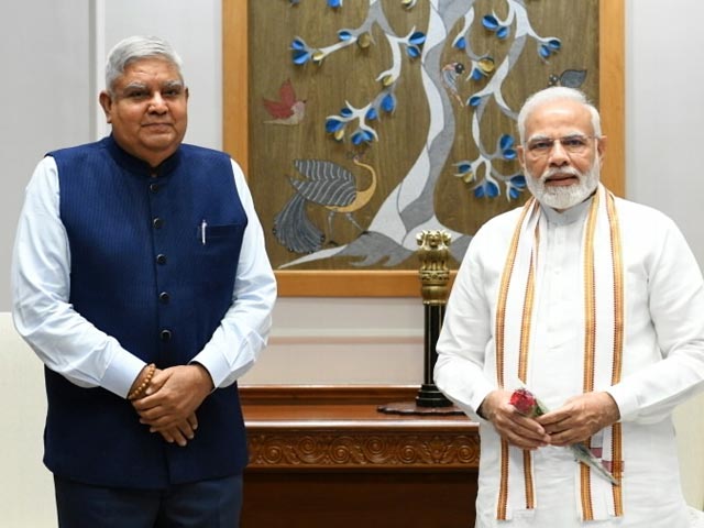 Bengal Governor Jagdeep Dhankhar Is BJP's Vice Presidential Candidate