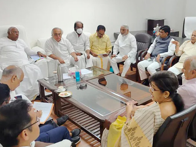 At Congress's Opposition Huddle At Parliament, A First-Timer, 3 Absentees