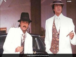 Just Amitabh Bachchan And Anil Kapoor From A "Historic Tour" In The Nineties Just Amitabh Bachchan And Anil Kapoor From A "Historic Tour" In The Nineties