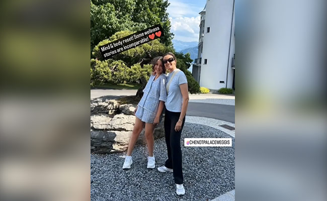 Namrata Shirodkar And Daughter Sitara Share Holiday Postcards From Switzerland Vacation