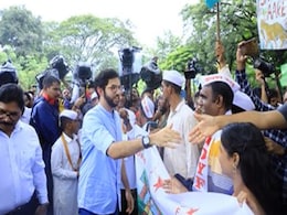 "Fight For Life": Aaditya Thackeray Leads Protest Against Metro Car Shed "Fight For Life": Aaditya Thackeray Leads Protest Against Metro Car Shed