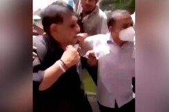 Video: Sri Lanka MP Punched By Crowds Amid Anti-Government Protests Video: Sri Lanka MP Punched By Crowds Amid Anti-Government Protests