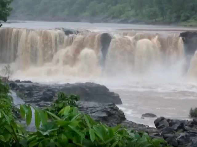 Watch: Gujarat's Gira Waterfalls Get A Majestic Monsoon Look