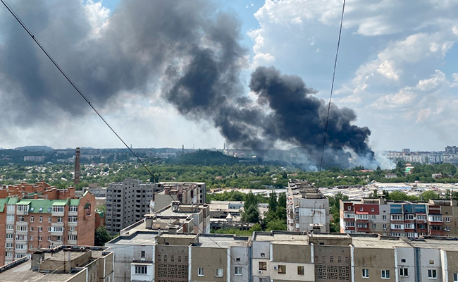 Russia Says Explosions At Arms Depot In Crimea Acts Of 'Sabotage'