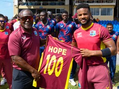 Shai Hope Becomes Tenth Player To Hit Century In 100th ODI
