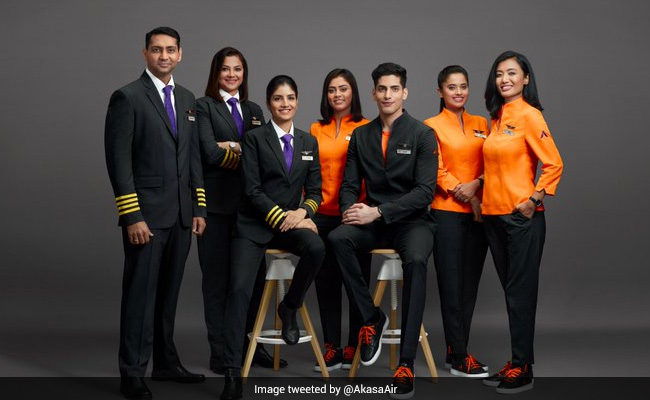 Akasa Air Crew's Uniforms Are "Eco-Friendly, Fun"