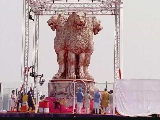 नई संसद के ऊपर लगाए गए अशोक स्तंभ को लेकर विवाद शुरू, विपक्षी दलों ने बदलाव के लगाए आरोप